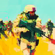 an example of an Oil painting style image generated in MidJourney using the prompt with the --sref 288436333, ranked 16th among the user favorites on this website.