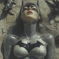 an example of an Sci fi style image generated in MidJourney using the prompt with the --sref 291548067, ranked 16th among the user favorites on this website.