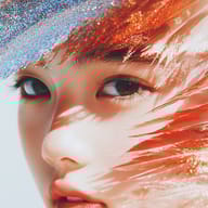an example of an image generated in MidJourney using the prompt with the --sref 2917660624, ranked 15th among the user favorites on this website.