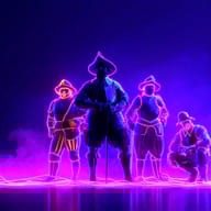 an example of an Cyberpunk style image generated in MidJourney using the prompt with the --sref 300267410, ranked 5th among the user favorites on this website.