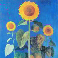 an example of an Blue style image generated in MidJourney using the prompt with the --sref 3014592307, ranked 16th among the user favorites on this website.