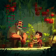 an example of an Cartoon style image generated in MidJourney using the prompt with the --sref 3023364734, ranked 1th among the user favorites on this website.