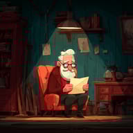 an example of an Cartoon style image generated in MidJourney using the prompt with the --sref 3023364734, ranked 1th among the user favorites on this website.