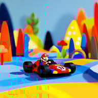 an example of an image generated in MidJourney using the prompt with the --sref 3063004038, ranked 11th among the user favorites on this website.