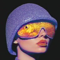 an example of an image generated in MidJourney using the prompt with the --sref 3065543664, ranked 20th among the user favorites on this website.