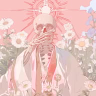an example of an image generated in MidJourney using the prompt with the --sref 307417348, ranked 12th among the user favorites on this website.