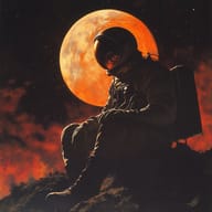 an example of an image generated in MidJourney using the prompt with the --sref 3108000191, ranked 19th among the user favorites on this website.