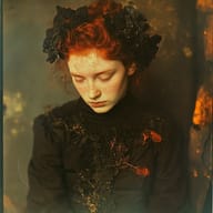 an example of an Dark fantasy style image generated in MidJourney using the prompt with the --sref 3259203728, ranked 18th among the user favorites on this website.