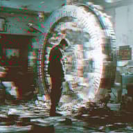 an example of an Cyberpunk style image generated in MidJourney using the prompt with the --sref 3415569811, ranked 8th among the user favorites on this website.