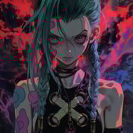 an example of an image generated in MidJourney using the prompt with the --sref 3427216450, ranked 17th among the user favorites on this website.
