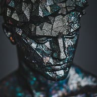 an example of an image generated in MidJourney using the prompt with the --sref 3467105306, ranked 17th among the user favorites on this website.