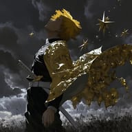 an example of an Dark fantasy style image generated in MidJourney using the prompt with the --sref 3483443016, ranked 27th among the user favorites on this website.