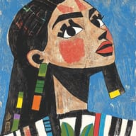 an example of an image generated in MidJourney using the prompt with the --sref 3562110095, ranked 5th among the user favorites on this website.