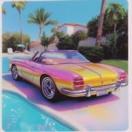 an example of an Purple style image generated in MidJourney using the prompt with the --sref 3571149660, ranked 14th among the user favorites on this website.