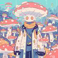 an example of an Ainme style image generated in MidJourney using the prompt with the --sref 3573349435, ranked 1th among the user favorites on this website.
