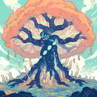 an example of an Ainme style image generated in MidJourney using the prompt with the --sref 3573349435, ranked 1th among the user favorites on this website.