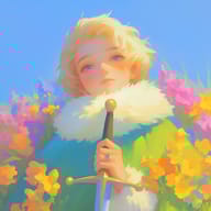 an example of an Green style image generated in MidJourney using the prompt with the --sref 3584873220, ranked 19th among the user favorites on this website.