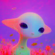 an example of an image generated in MidJourney using the prompt with the --sref 3710115583, ranked 10th among the user favorites on this website.