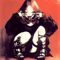 an example of an Manga art style image generated in MidJourney using the prompt with the --sref 3713090148, ranked 28th among the user favorites on this website.