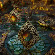 an example of an image generated in MidJourney using the prompt with the --sref 3774551040, ranked 18th among the user favorites on this website.