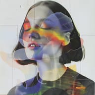 an example of an image generated in MidJourney using the prompt with the --sref 3844938906, ranked 17th among the user favorites on this website.