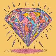 an example of an image generated in MidJourney using the prompt with the --sref 3846026342, ranked 3th among the user favorites on this website.