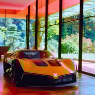 an example of an Red style image generated in MidJourney using the prompt with the --sref 3879150397, ranked 19th among the user favorites on this website.