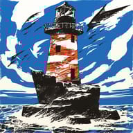an example of an image generated in MidJourney using the prompt with the --sref 3892216091, ranked 19th among the user favorites on this website.