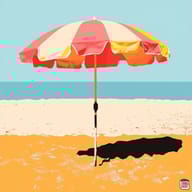 an example of an Orange style image generated in MidJourney using the prompt with the --sref 3898947409, ranked 18th among the user favorites on this website.