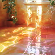 an example of an image generated in MidJourney using the prompt with the --sref 3915165969, ranked 14th among the user favorites on this website.