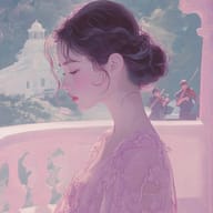 an example of an image generated in MidJourney using the prompt with the --sref 395307413, ranked 9th among the user favorites on this website.