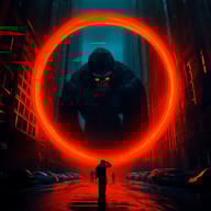 an example of an Sci-fi style image generated in MidJourney using the prompt with the --sref 3978345340, ranked 29th among the user favorites on this website.