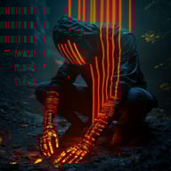an example of an Sci-fi style image generated in MidJourney using the prompt with the --sref 3978345340, ranked 29th among the user favorites on this website.