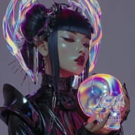 an example of an Black style image generated in MidJourney using the prompt with the --sref 4051856234, ranked 13th among the user favorites on this website.