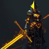an example of an image generated in MidJourney using the prompt with the --sref 4080919500, ranked 14th among the user favorites on this website.