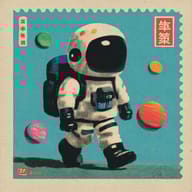 an example of an Cute style image generated in MidJourney using the prompt with the --sref 4126630947, ranked 27th among the user favorites on this website.