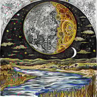 an example of an Line art style image generated in MidJourney using the prompt with the --sref 4161044296, ranked 23th among the user favorites on this website.