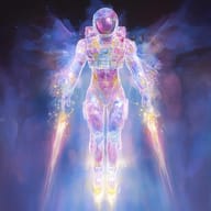 an example of an image generated in MidJourney using the prompt with the --sref 416167608, ranked 20th among the user favorites on this website.
