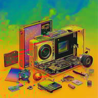 an example of an image generated in MidJourney using the prompt with the --sref 4172145212, ranked 19th among the user favorites on this website.