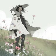 an example of an Minimalism style image generated in MidJourney using the prompt with the --sref 4212115738, ranked 26th among the user favorites on this website.