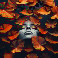 an example of an image generated in MidJourney using the prompt with the --sref 4215810750, ranked 15th among the user favorites on this website.