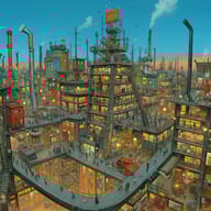 an example of an 2D style image generated in MidJourney using the prompt with the --sref 4225573676, ranked 24th among the user favorites on this website.