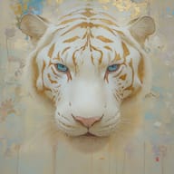 an example of an Golden style image generated in MidJourney using the prompt with the --sref 4232973495, ranked 15th among the user favorites on this website.