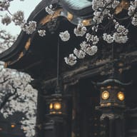 an example of an image generated in MidJourney using the prompt with the --sref 4261497348, ranked 9th among the user favorites on this website.