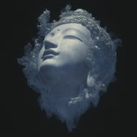 an example of an Surrealistic style image generated in MidJourney using the prompt with the --sref 450960980, ranked 9th among the user favorites on this website.