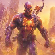 an example of an Golden style image generated in MidJourney using the prompt with the --sref 583129682, ranked 18th among the user favorites on this website.
