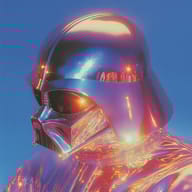 an example of an image generated in MidJourney using the prompt with the --sref 698401885, ranked 13th among the user favorites on this website.