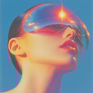 an example of an image generated in MidJourney using the prompt with the --sref 698401885, ranked 13th among the user favorites on this website.