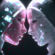 an example of an image generated in MidJourney using the prompt with the --sref 699597041, ranked 12th among the user favorites on this website.