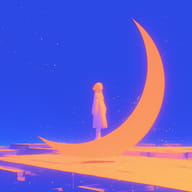 an example of an image generated in MidJourney using the prompt with the --sref 741140957, ranked 28th among the user favorites on this website.